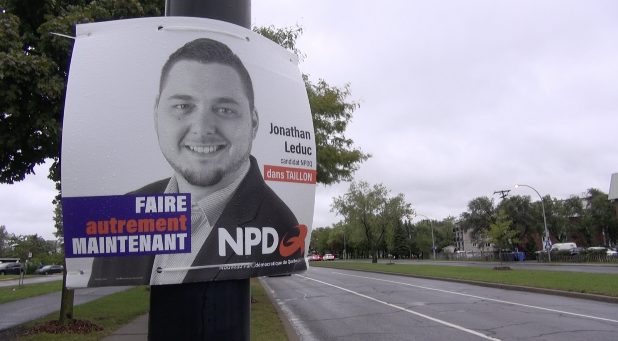 Le Nouveau Parti démocratique du Québec dans Taillon : Jonathan Leduc fait le saut en politique